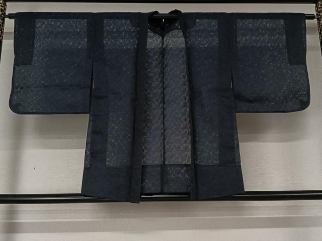 平和屋着物▽羽織　スリーシーズン　春夏秋　塵除け　草花文　洗える着物　AABL6891jh