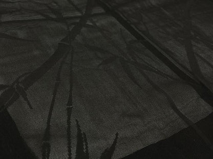 平和屋着物▽羽織　スリーシーズン　春夏秋　塵除け　笹竹文　正絹　逸品　AABL6901jh