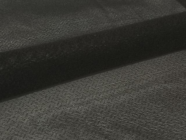 平和屋着物▽羽織　スリーシーズン　春夏秋　塵除け　黒地　正絹　逸品　AABL6903jh