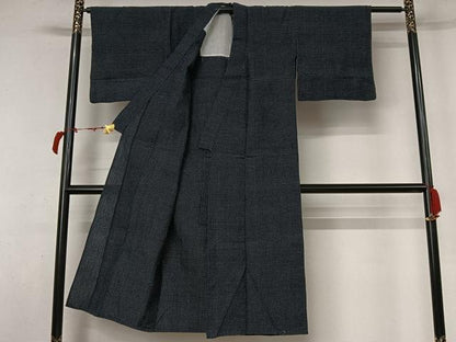 平和屋着物▽小紋　単衣　幾何学文様　AABL6912jh