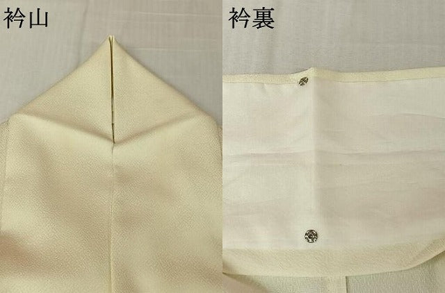 平和屋着物▽訪問着　単衣　扇面花松文　洗える着物　AABL6965jh