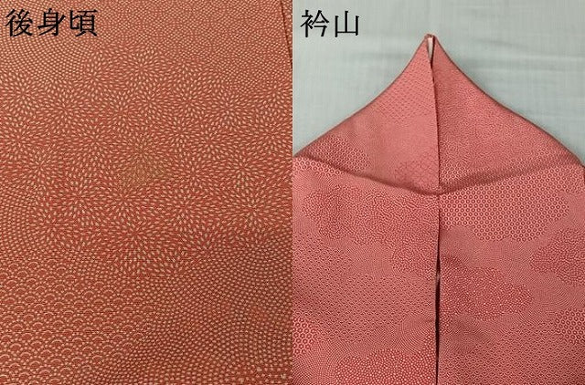 平和屋着物▽江戸小紋　単衣　雲取り吉祥文　正絹　逸品　AABL6966jh