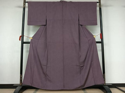 平和屋着物▽江戸小紋　単衣　鮫小紋柄　正絹　逸品　未使用　AABL6970jh