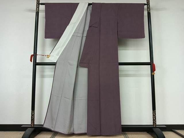 平和屋着物▽江戸小紋　単衣　鮫小紋柄　正絹　逸品　未使用　AABL6970jh