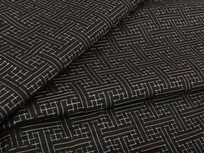 平和屋着物▽上質な紬　単衣　秋名バラ　正絹　逸品　AABL6979jh