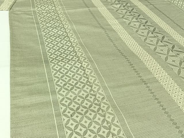 平和屋着物▽小紋　単衣　七宝間道　AABL6988jh
