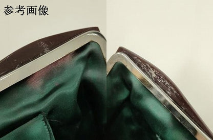 平和屋着物●和装小物　和装バッグ　ハンドバッグ　ビーズバッグ　青海波　逸品　AABL7039ay