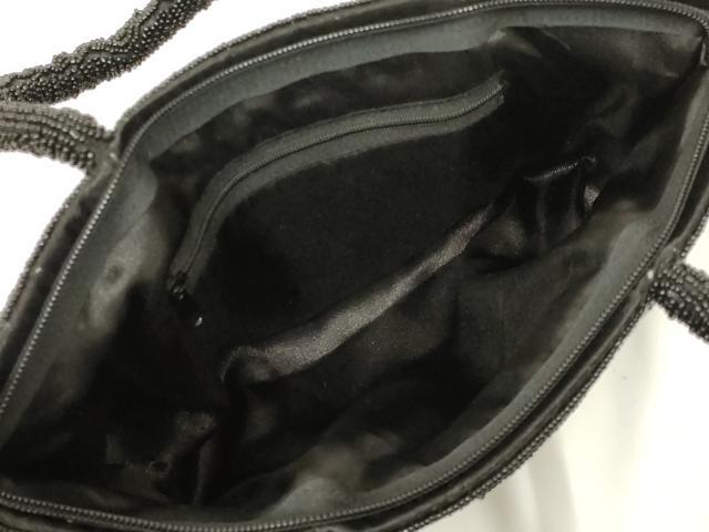 平和屋着物●和装小物　和装バッグ　ハンドバッグ　ビーズバッグ　花柄　逸品　AABL7045ay