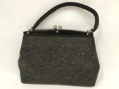 平和屋着物●和装小物　和装バッグ　ハンドバッグ　ビーズバッグ　蔦草　逸品　AABL7059ay