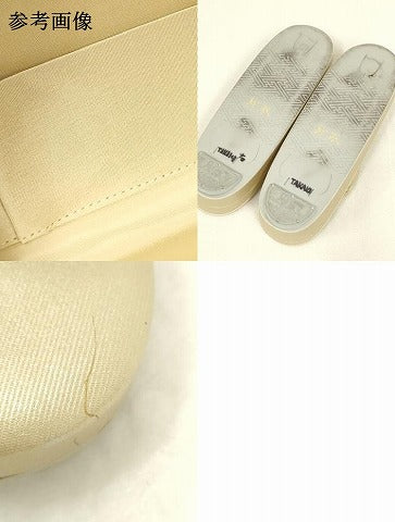 平和屋着物●和装小物　和装バッグ・草履セット　紗織　ハンドバッグ　金糸　金彩　逸品　AABL7073ay