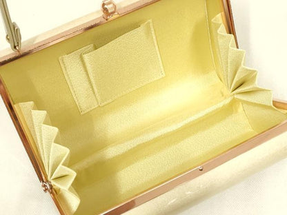 平和屋着物●和装小物　和装バッグ・草履セット　ハンドバッグ　エナメル　霞芝文　逸品　AABL7082ay