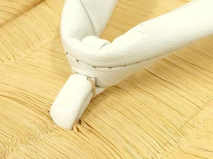 平和屋着物●男性　和装小物　雪駄　畳表　鼻緒:白　逸品　未使用　AABL7105ay