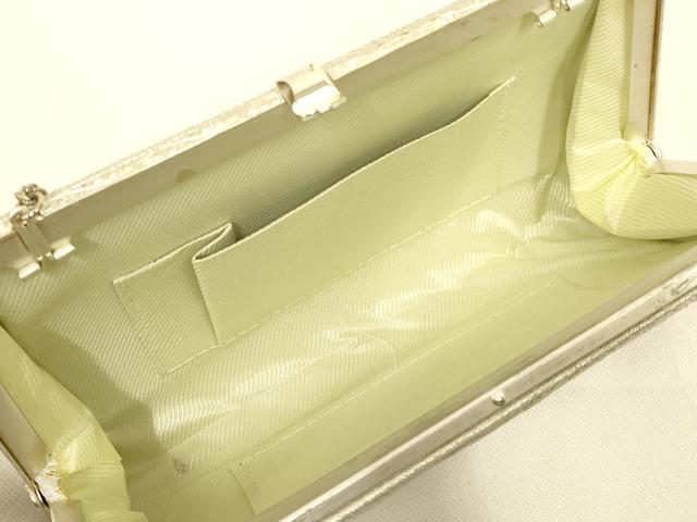 平和屋着物▼和装小物　和装バッグ・草履セット　おき宗　切嵌芝文　銀糸　逸品　AABL7108ay