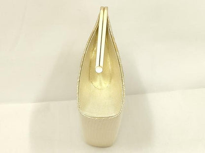 平和屋着物▼和装小物　和装バッグ・草履セット　ハンドバッグ　クラッチバッグ　金糸　逸品　AABL7110ay