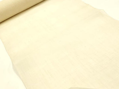 平和屋着物●夏物　本麻白上布　反物　着尺　生成り色　逸品　未使用　AABL7131ay