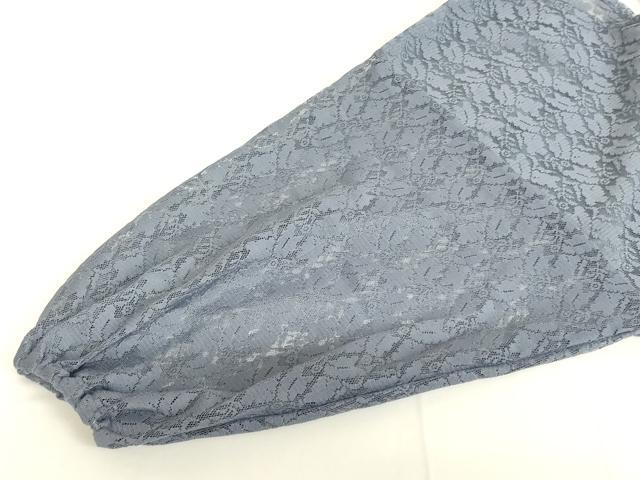 平和屋着物●和装小物　割烹着　レース　草花文　AABL7161ay