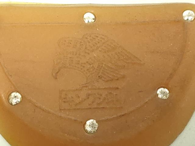 平和屋着物▼和装小物　和装バッグ・草履セット　金鷲本舗 東京謹製 キンワシ印　ハンドバッグ　芝文　金彩　逸品　AABL7174ay