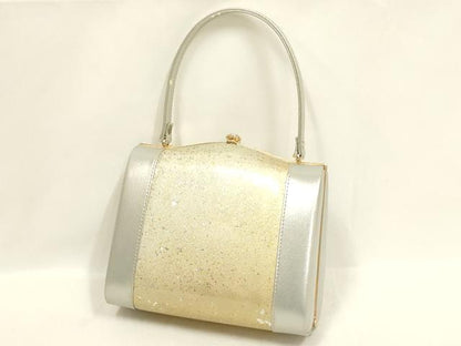 平和屋着物▼和装小物　和装バッグ・草履セット　金鷲本舗 東京謹製 キンワシ印　ハンドバッグ　金彩　逸品　AABL7175ay