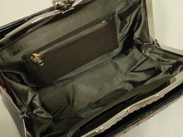平和屋着物▼和装小物　和装バッグ・草履セット　心斎橋 てんぐ　ハンドバッグ　間道　逸品　AABL7181ay