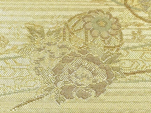 平和屋着物▼和装小物　和装バッグ・草履セット　佐賀錦　ハンドバッグ　流水花鞠文　金銀糸　逸品　AABL7192ay