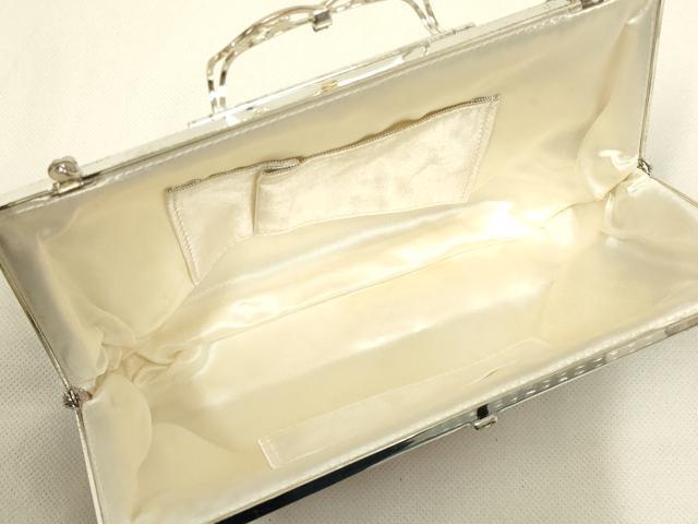 平和屋着物▼和装小物　和装バッグ・草履セット　ハンドバッグ　ビーズ　花柄　逸品　AABL7196ay