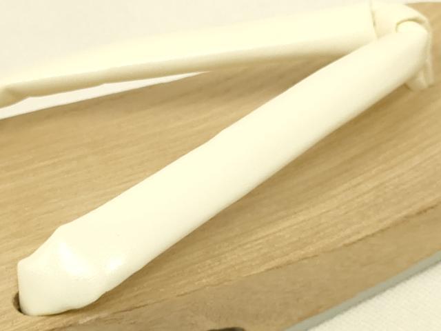 平和屋着物▼男性　和装小物　下駄　会津桐　鼻緒:白　逸品　AABL7198ay