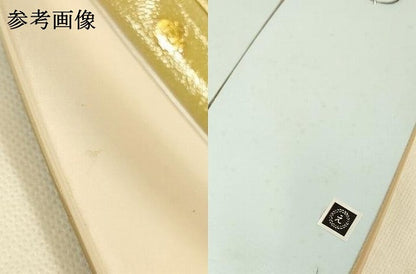 平和屋着物▼和装小物　和装草履　鼻緒:暈し　金銀彩　逸品　未使用　AABL7200ay