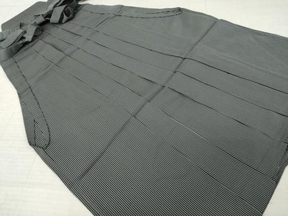 平和屋着物●男性　行灯袴　縞　正絹　逸品　AABL7208ck