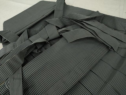 平和屋着物●男性　行灯袴　縞　正絹　逸品　AABL7208ck
