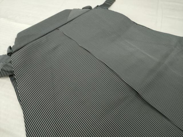 平和屋着物●男性　行灯袴　縞　正絹　逸品　AABL7208ck