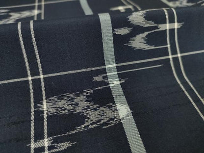平和屋着物●本場琉球絣　紬　正絹　逸品　AABL7218ck