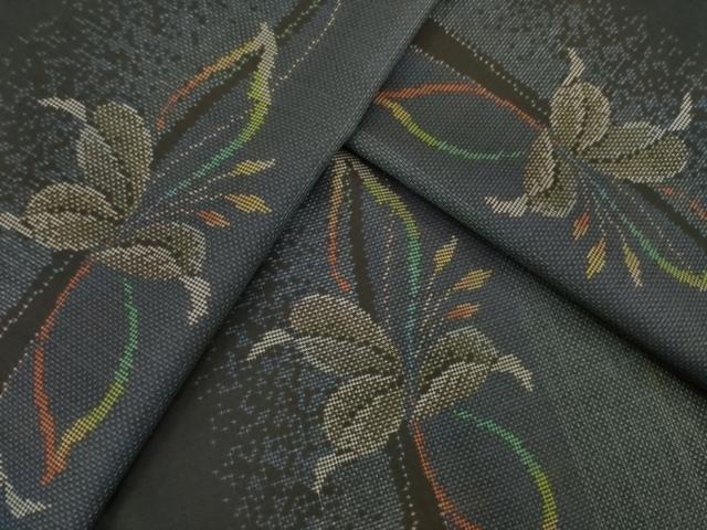 平和屋着物●本場大島紬　9マルキ　花間道　さが美扱い　正絹　逸品　AABL7220ck