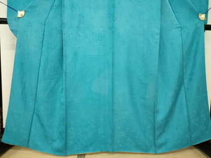平和屋着物●豪華振袖　辻が花地紋　納戸色　正絹　逸品　AABL7228ck