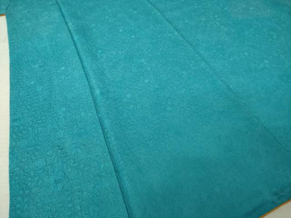 平和屋着物●豪華振袖　辻が花地紋　納戸色　正絹　逸品　AABL7228ck
