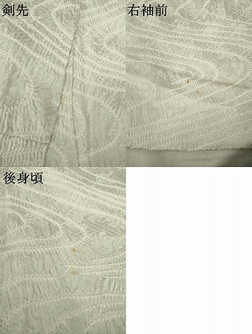 平和屋着物●訪問着　総絞り　流水文　正絹　逸品　AABL7252ck