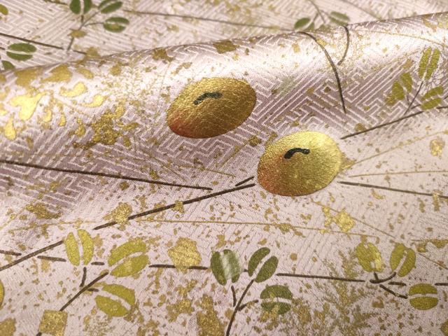 平和屋着物●色留訪問着　光琳菊　暈し染め　正絹　逸品　AABL7258ck