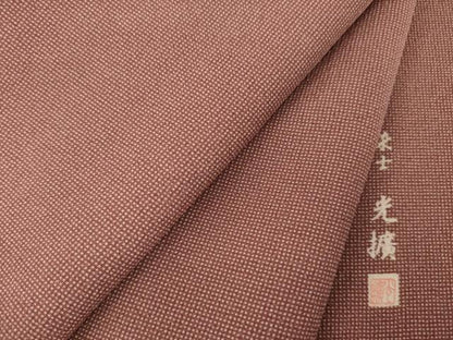平和屋着物●伝統工芸師　服部光擴　角通し　正絹　逸品　未使用　AABL7262ck