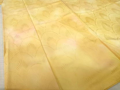平和屋着物▼上質な小紋　青海波地紋　暈し染め　正絹　逸品　AABL7264ck