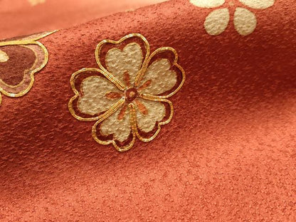 平和屋着物■訪問着　駒刺繍　舞花文　暈し染め　金彩　正絹　逸品　AABL7281br