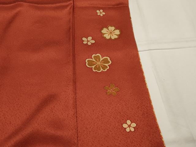 平和屋着物■訪問着　駒刺繍　舞花文　暈し染め　金彩　正絹　逸品　AABL7281br