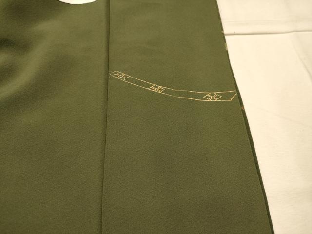 平和屋着物■訪問着　短冊地紙花松文　金銀彩　正絹　逸品　AABL7282br