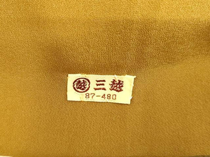 平和屋着物■訪問着　刺繍　花筏文　暈し染め　金糸　金彩　三越扱い　正絹　逸品　AABL7297br