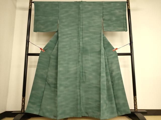 平和屋着物■虹色創家　本郷大田子　小紋　霞文　暈し染め　正絹　逸品　AABL7300br