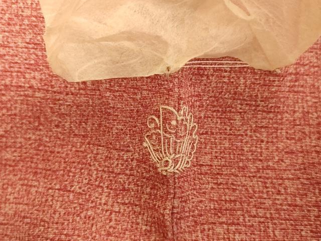 平和屋着物■伝統工芸師　服部光擴　小紋　霞文　正絹　逸品　未使用　AABL7301br