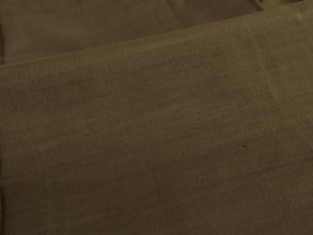 平和屋着物■上質な紬　横段文　正絹　逸品　AABL7302br