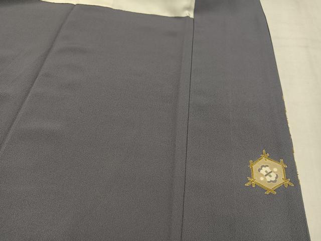 平和屋着物●訪問着　作家物　亀甲花宝尽くし　暈し染め　金彩　正絹　逸品　AABL7321ph
