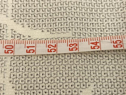 平和屋着物●本塩沢　150亀甲　草木文　証紙付き　正絹　逸品　AABL7328ph