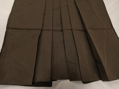 平和屋着物●男性　行灯袴　縞　正絹　逸品　AABL7334ph