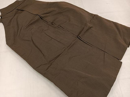平和屋着物●男性　行灯袴　縞　正絹　逸品　AABL7334ph