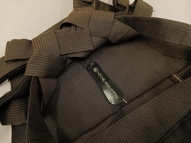 平和屋着物●男性　行灯袴　縞　正絹　逸品　AABL7338ph